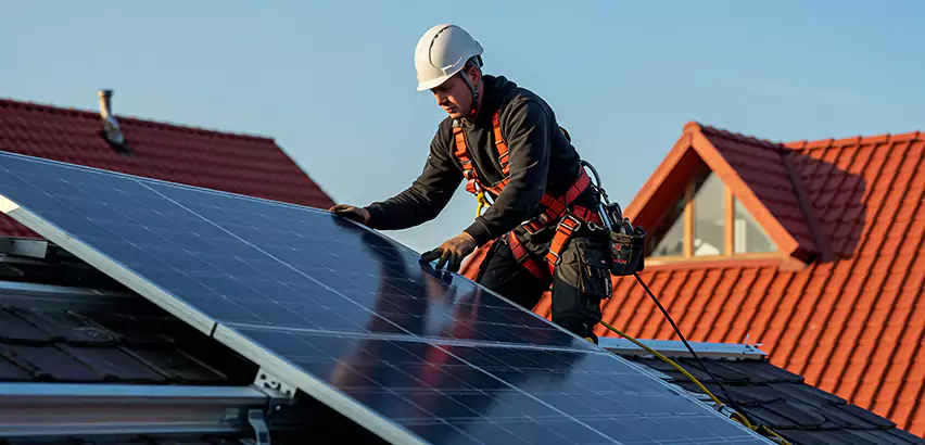 Solar Panels on Steel Roof Installation in Windermere